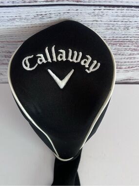 CALLAWAY GENERIC DRIVER UNIVERSAL HEAD COVER GOLF BLACK AND WHITE